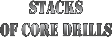 StacksOf Core Drills